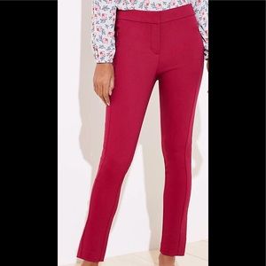 Raspberry ankle pants